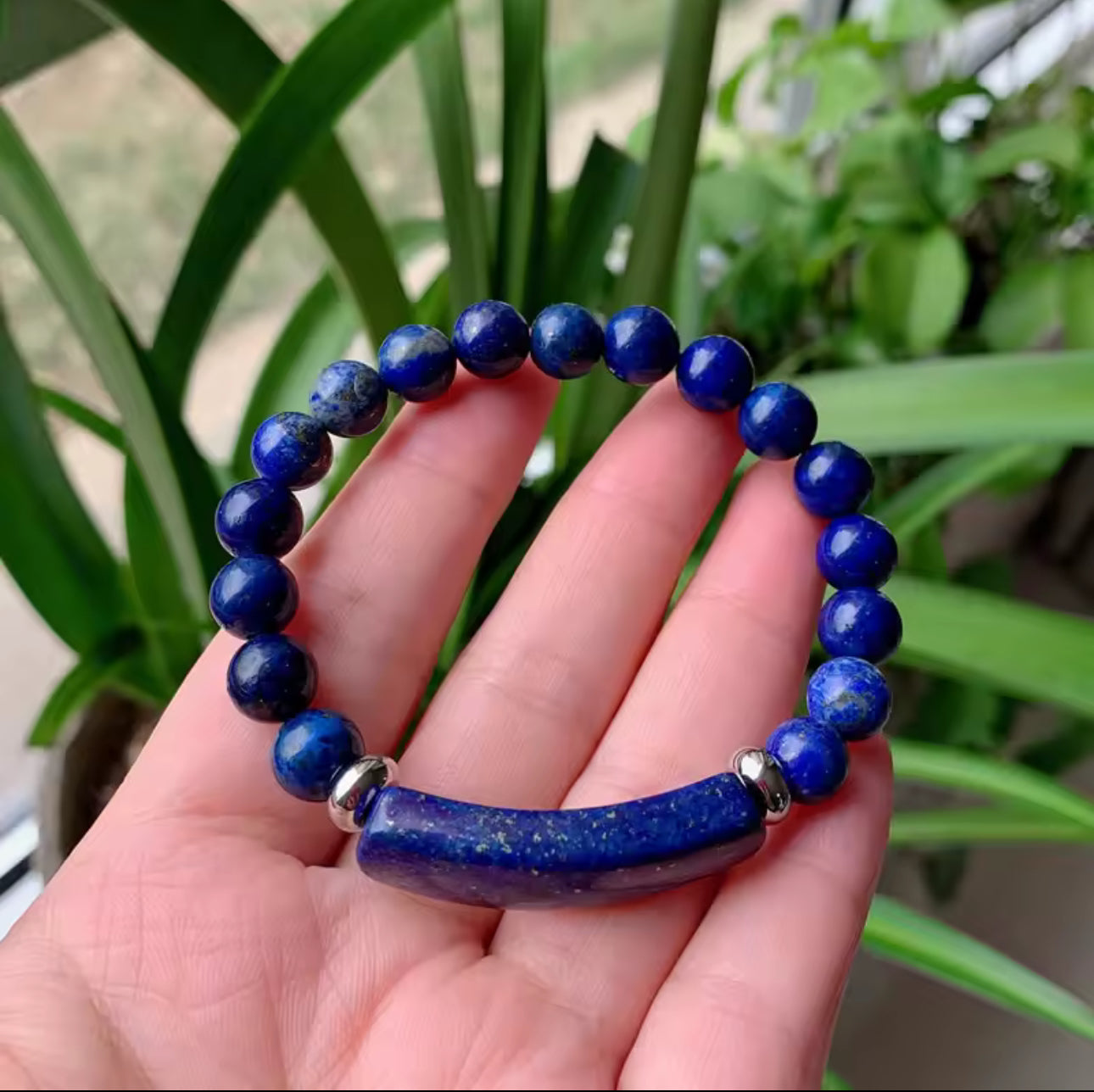Crystal Tube Bead Bracelet – Gemstone Energy Jewelry