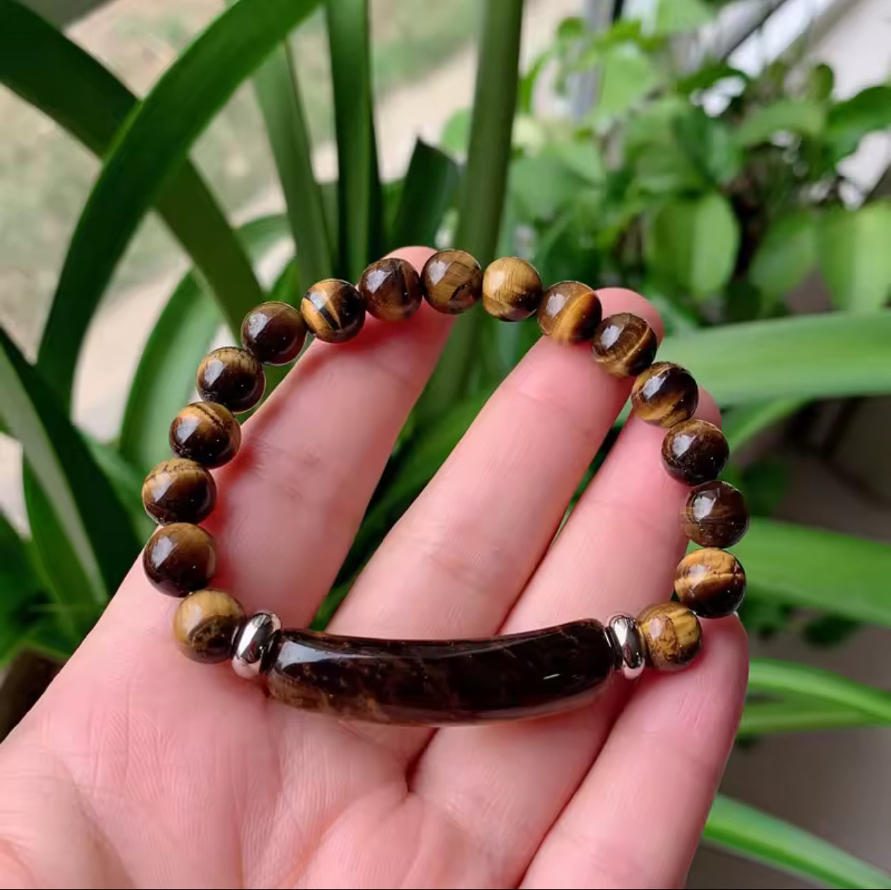 Crystal Tube Bead Bracelet – Gemstone Energy Jewelry