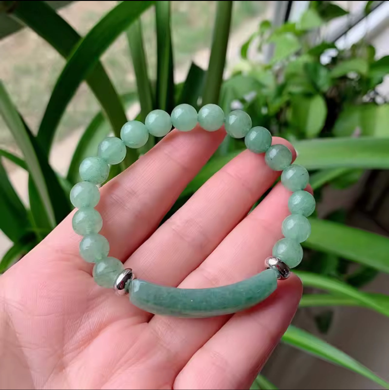 Crystal Tube Bead Bracelet – Gemstone Energy Jewelry