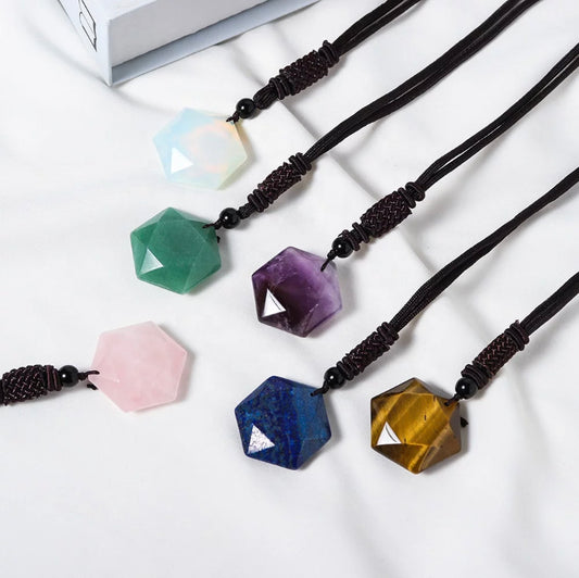 Handcrafted Crystal Gemstone Necklaces - Natural Jewelry